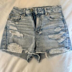 Distressed American Eagle Denim Women Shorts